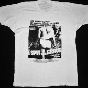 vintage 80's I Spit On Your Grave t-shirt