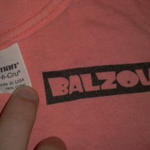 VINTAGE BALZOUT - JUST SAY NO TO SKATE HARRASMENT T-SHIRT