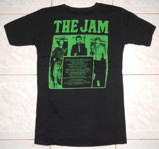 VINTAGE 1982 THE JAM - BRITISH TOUR T-SHIRT