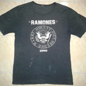 VINTAGE 1980 RAMONES T-SHIRT
