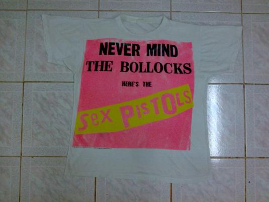 VINTAGE 1989 JAMIE REID SEX PISTOLS T-SHIRT