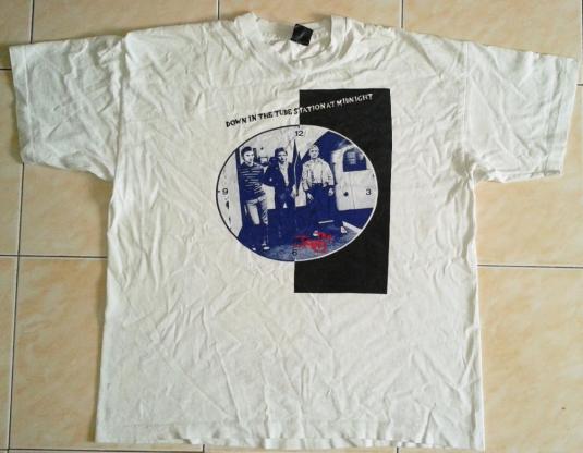 VINTAGE THE JAM - DOWN IN THE TUBE STATION AT NIGHT T-SHIRT