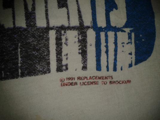 vintage 1991 THE REPLACEMENTS t-shirt