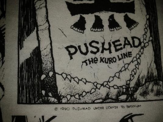 VINTAGE 1990 SEPTIC DEATH – PUSHEAD KURO-LINE 50/50 T-SHIRT