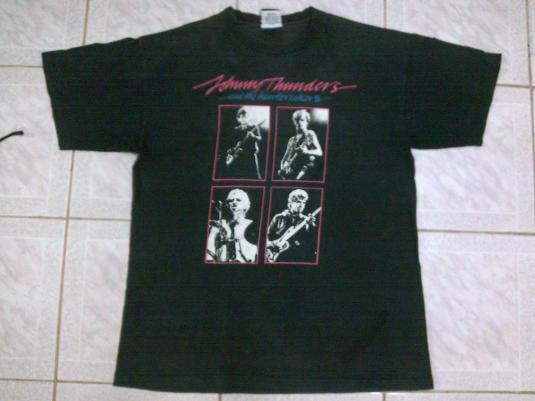 VINTAGE JOHNNY THUNDERS & THE HEARTBREAKERS L.A.M.F T-SHIRT | Defunkd