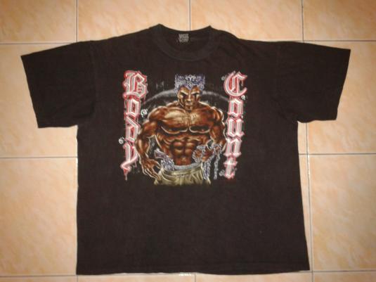 vintage 92 BODY COUNT – THERE GOES THE NEIGHBORHOOD t-shirt