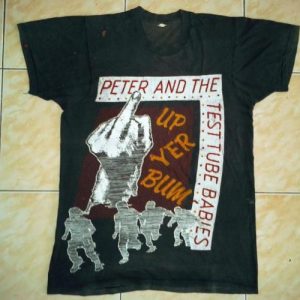VINTAGE 1982 PETER AND THE TEST TUBE BABIES T-SHIRT