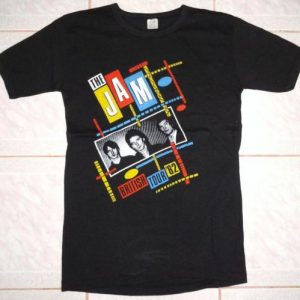 VINTAGE 1982 THE JAM - BRITISH TOUR T-SHIRT