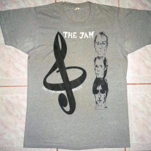 VINTAGE 1982 THE JAM - DIG THE NEW BREED T-SHIRT