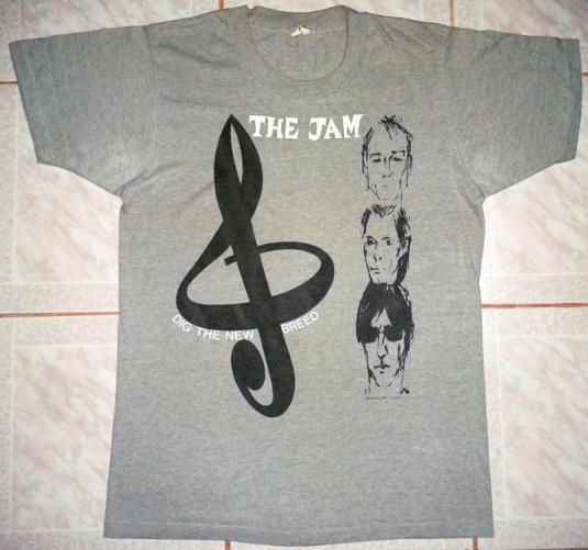 VINTAGE 1982 THE JAM - DIG THE NEW BREED T-SHIRT