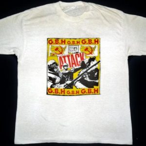 vintage 80's G.B.H American Tour t-shirt