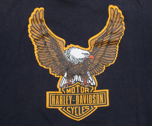 Vintage Harley Davidson Shirt Scranton, PA 1970s Eagle HD | Defunkd