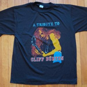 Vintage Metallica T-shirt Cliff Burton 80s Garage Days