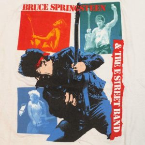 VINTAGE BRUCE SPRINGSTEEN & THE E STREET BAND T-SHIRT 80S L