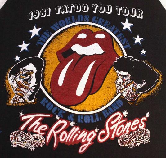 VINTAGE ROLLING STONES TATTOO YOU TOUR SHIRT 81 S | Defunkd