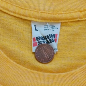 Vintage Talking Heads t-shirt 1980s Promo M 80s Concert tee