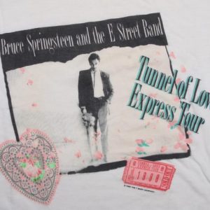 VINTAGE BRUCE SPRINGSTEEN TOUR T-SHIRT TUNNEL OF LOVE 1988