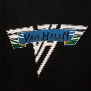 VINTAGE VAN HALEN 1980 PROMO SHIRT CONCERT TEE 80S SMALL S