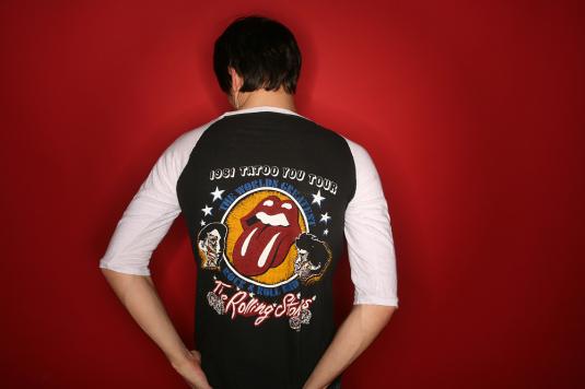 ビンテージ ストーンズ tattoo you '81 tour ベースボールT ザ