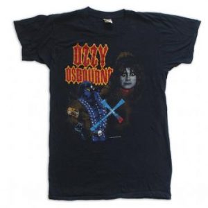 Vintage Ozzy Osbourne T-Shirt Original Black Sabbath 1980s S