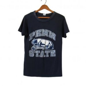 Vintage 70s Penn State T-shirt Champion Blue - Men's Small