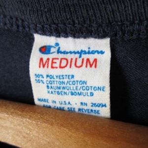 Vintage 70s Penn State T-shirt Champion Blue - Men's Small
