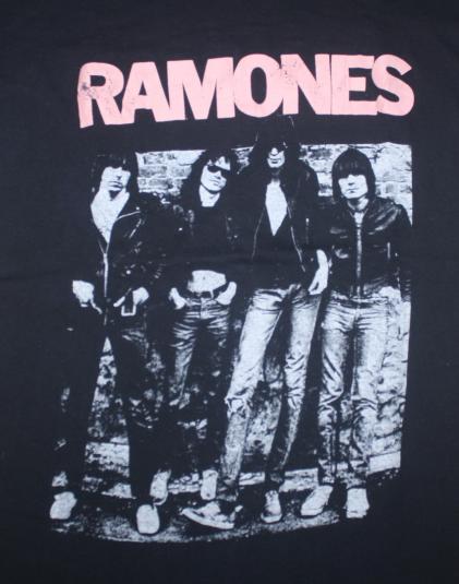 Vintage 80s Ramones T-shirt Punk Concert
