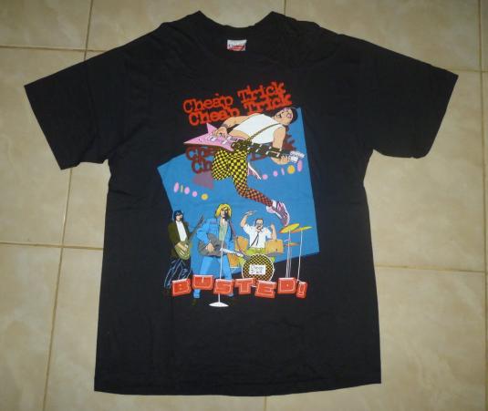 お宝❣️Cheap Trick チープ・トリック　日本ツアー Tシャツ 1992 Vintage Cheap Trick Japan Tour 1992 T-Shirt | Defunkd