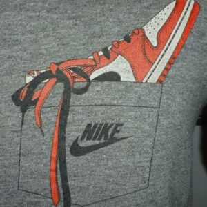 Vintage Nike Air Jordan Pocket Blue Tag Rayon T-Shirt