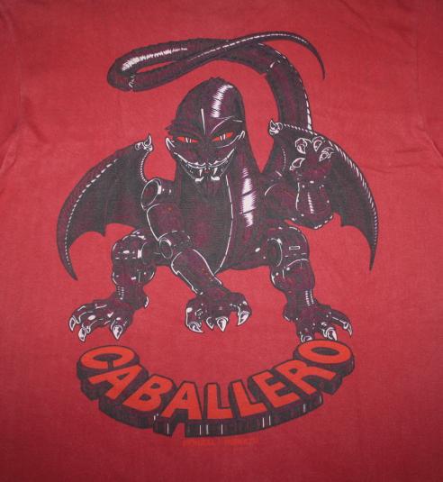Vintage 1990 Powell Peralta Steve Caballero Dragon T-Shirt S