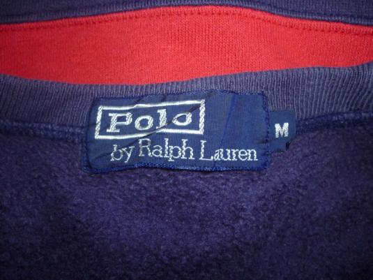 Vintage Polo Ralph Lauren Uni Sweatshirt Navy