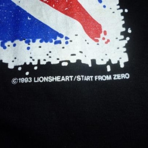 Vintage Lionsheart Japan Tour 1993 T-Shirt