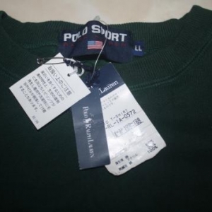 Vintage Polo Sport Ralph Lauren Sweatshirt Stadium P wing