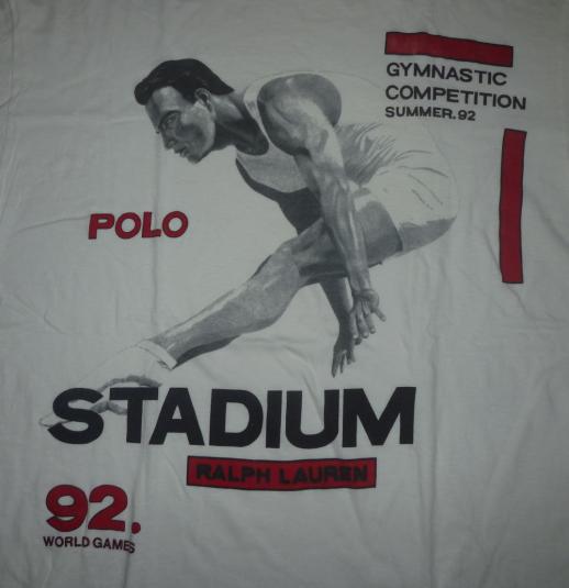 Vintage Polo Ralph Lauren Stadium 92 T-Shirt | Defunkd