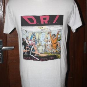 1980's D.R.I Dirty Rotten Imbeciles T-Shirt