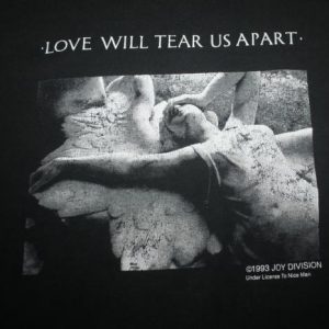 Vintage 1993 Joy Division Love Will Tear Us Apart T-Shirt