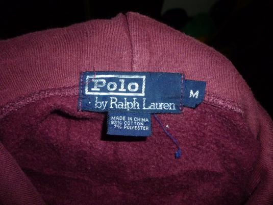 Vintage Polo Bear Ralph Lauren Hoodie Sweatshirt