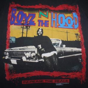 Vintage Boyz N The Hood T-Shirt Ice Cube Rap Hip Hop