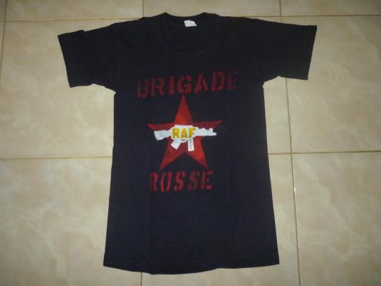 Vintage Brigade Rosse RAF The Clash Joe Strummer T-Shirt