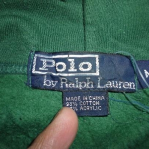 Vintage Polo Bear Basket Ralph Lauren Hoodie Sweatshirt