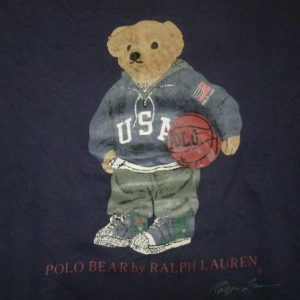 Vintage Polo Bear Basket Ralph Lauren Sweatshirt