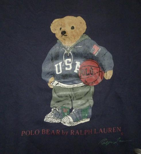 Vintage Polo Bear Basket Ralph Lauren Sweatshirt