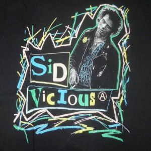 Vintage 80s Sid Vicious Chaos T-Shirt