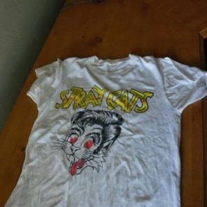 Vtg.Stray Cats 1981 Tour Shirt