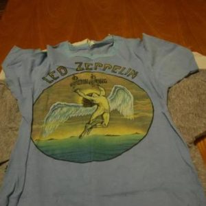 Vtg.70s Led zeppelin "Swan song" t-shirt