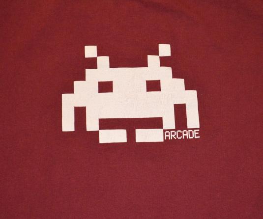 Vintage 90s Space Invaders Arcade T-Shirt – S/M