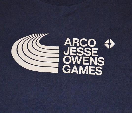 Vintage 80s 90s ARCO Jesse Owens Games Track T-Shirt – S