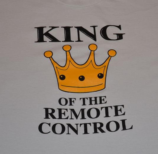 Vintage 90s King of Remote Control T-Shirt – Rare XXL
