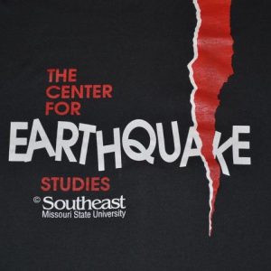 Vintage 90s SE Missouri State University Earthquake T-Shirt