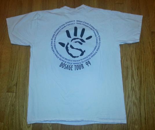 VTG 90s COLLECTIVE SOUL T-Shirt Dosage Tour Concert Tour XL